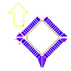 OFP和PLCC型集成塊如采用紅膠工藝過(guò)波峰,需采用斜角45度方式擺放，且每邊的最后一個(gè)引腳均需添加盜錫焊盤(pán)