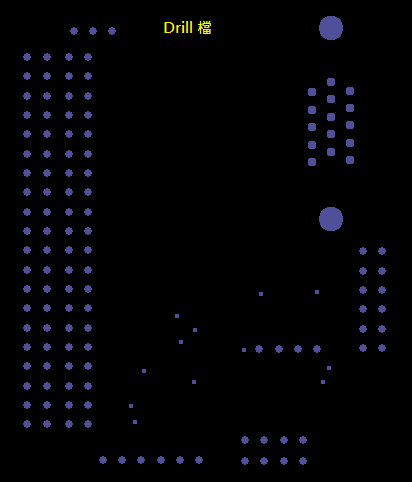 產(chǎn)生Drill File及 Map File 的Gerber 檔案，此會產(chǎn)生描述此PCB所用到的鉆孔的孔徑尺寸及鉆孔的座標(biāo)資訊。
